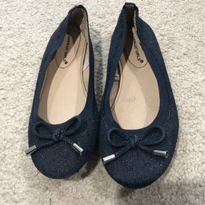 Sparkle blue flats